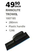 Livingstone Rhinolite Trowel 280mm-Each