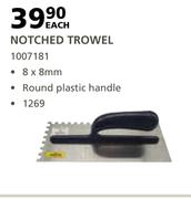 Livingstone Notched Trowel-8 x 8mm Each