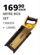 Livingstone Mitre Box Set-Each