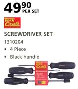 Tork Craft Screwdriver Set-Per Set