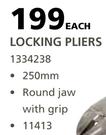 Prowin Locking Pliers (Round Jaw)250mm-Each