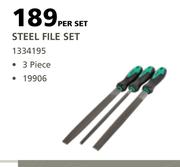 Prowin Steel File Set-Per Set