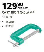 Prowin Cast Iron G-Clamp 150mm-Per Set