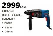 Bosch GBH2-26 Rotary Drill Hammer-Each
