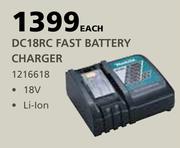 Makita DC18RC Fast Battery Charger-Each