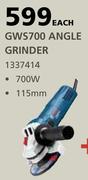Bosch GWS700 Angle Grinder-Each