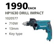 Makita HP1630 Drill Impact-Each