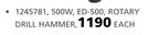 Ryobi ED-500 Drill Rotary Hammer-Each