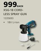 Ryobi XSG-18 Cordless Spray Gun-Each