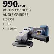 Ryobi XG-115 Cordless Angle Grinder-Each