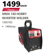 Tradequip MMA 140 Hobby Inverter Welder 1305165