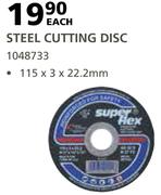 Super Flex Steel Cutting Disc 115 x 3 x 22.2mm
