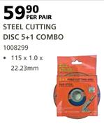 Tork Crank Steel Cutting Disc5 + 1 Combo-Per Pair