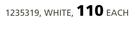ABS With Acrylic Lens Bulkhead White -Each