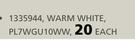 Prolite Warm White PL7WGU10WW-Each