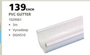 Marley PVC Gutter 6m  DGH520-Each