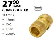 Cachet Comp Couplet 22mm 2000B-Each