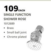 Cachet Single Function Shower Rose-Each