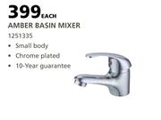 Triumph Amber Basin Mixer-Each