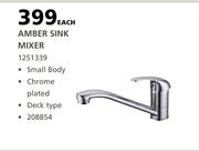 Triumph Amber Sink Mixer-Each