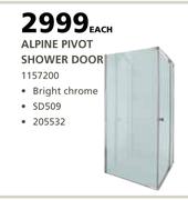 Macneil Alpine Pivot Shower Door-Each