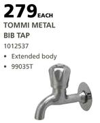Cachet Tommi Metal Bib Tap 99035T-Each