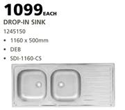 Kwikot Drop-In Sink-Each
