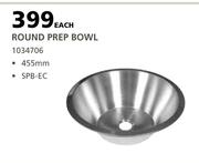 Kwikot Round Prep Bowl 455mm SPB-EC-Each