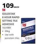 Gold Star 6 Hour Rapid Setting TItle Adhesive-20Kg 