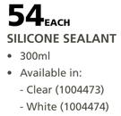 Alcolin Silicone Sealant-300ml Each