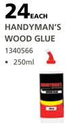 Handyman's Wood Glue-250ml Each