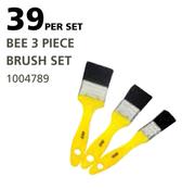 Academy Bee 3 Piece Brush Set-Per Set