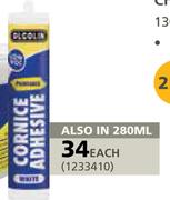 Alcolin Cornice Adhesive-280ml Each