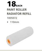 Academy Paint Roller Radiator Refill 110mm-Each