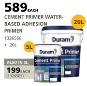 Duram 5L Cement Primer Water Based Adhesion Primer
