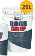 Dulux 20L RK Rockgrip Plaster Primer (White)