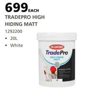 Plascon 20L Tradepro High Hiding Matt