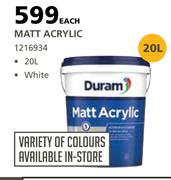 Duram 20L Matt Acrylic
