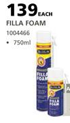 Alcolin Filla Foam-250ml Each