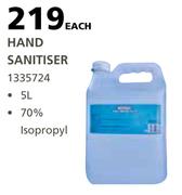 Hand Sanitiser-5Ltr