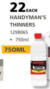 Handyman's Thinners-750ml 