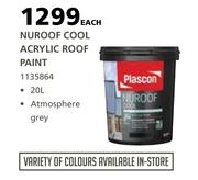 Plascon Nuroof Cool Acrylic Roof Paint-20L Each