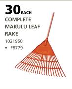 Academy Complete Makulu Leaf Rake-Each