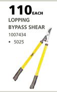 Livingstone Lopping Bypass Shear-Each