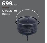Megamaster 3 Potjie Pot-Each