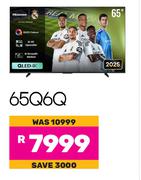 Hisense 65" 4K QLED 60Hz TV 65Q6Q