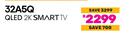 Hisense 32" QLED 2K Smart TV 32A5Q