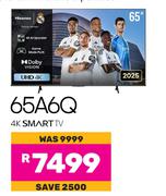 Hisense 65" 4K Smart TV 65A6Q