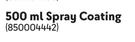 Shield Spray Coating 850004442-500ml Each