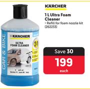 Karcher Ultra Foam Cleaner 262233-1Ltr Each